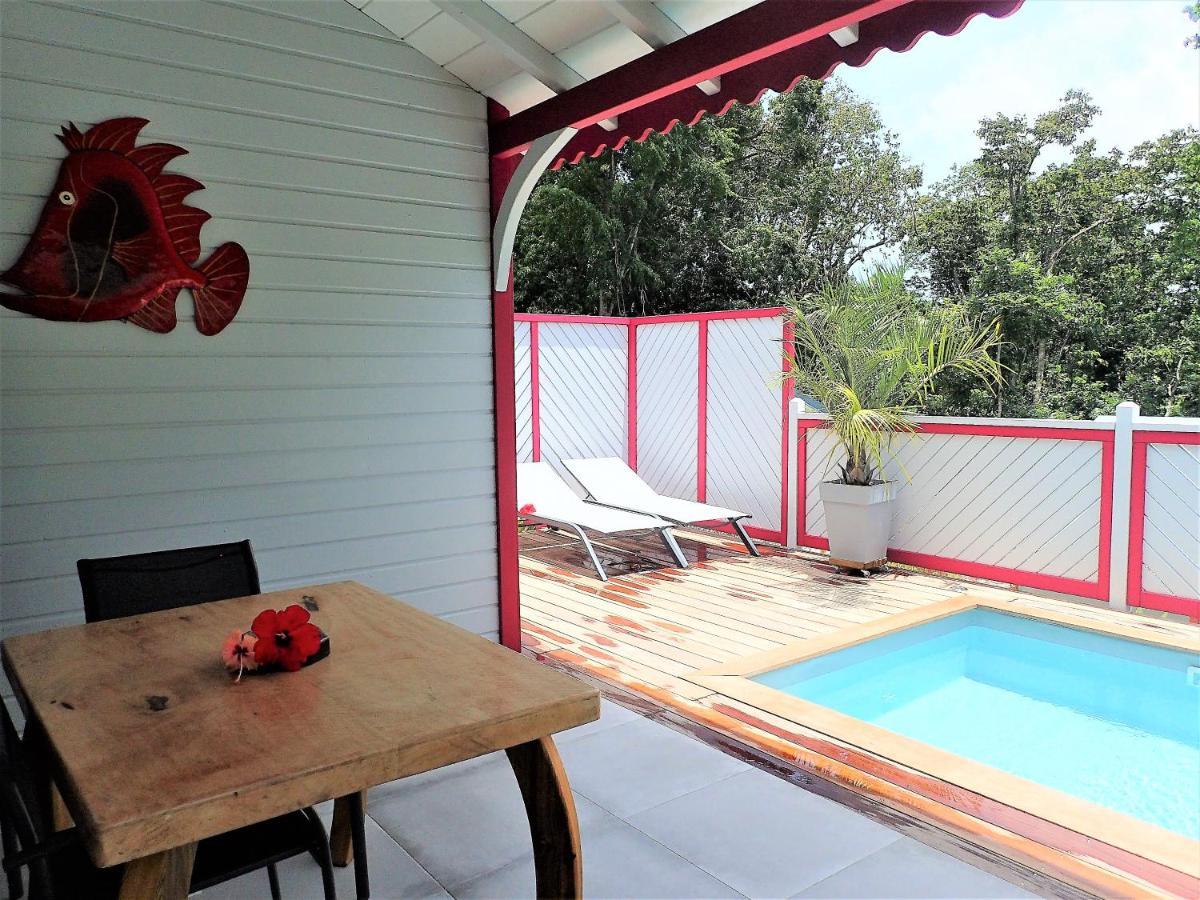 Caraibes Cottage Grenat Piscine Privee 900M De Grande Anse Deshaies Buitenkant foto